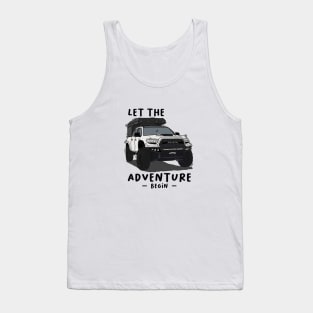 Toyota 4Runner let the adventure begin - White Essential Tank Top